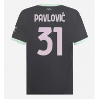 AC Milan Strahinja Pavlovic #31 Tredjedrakt 2024-25 Kortermet